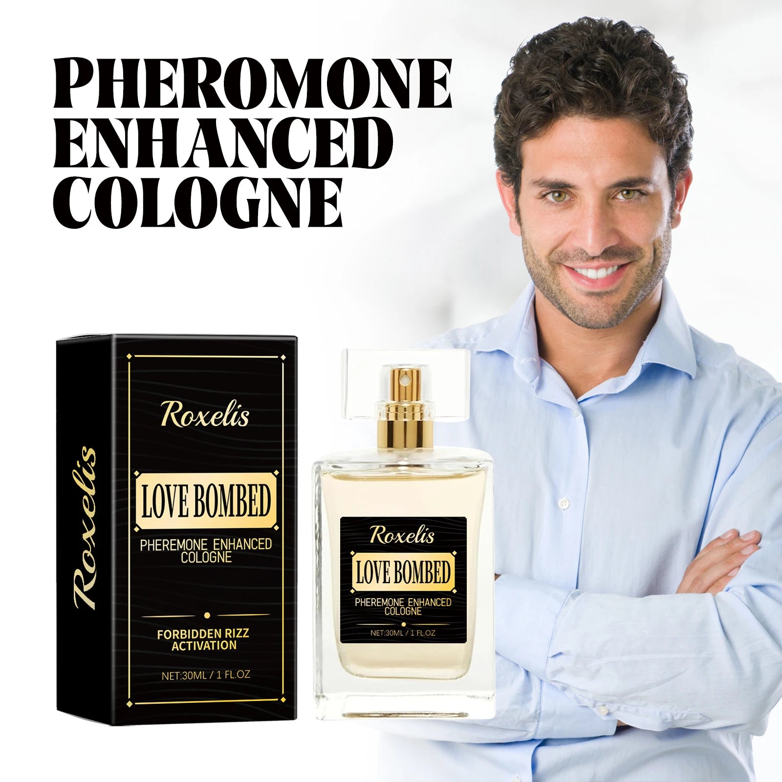 ROXELIS Pheromone Enhanced Men Cologne