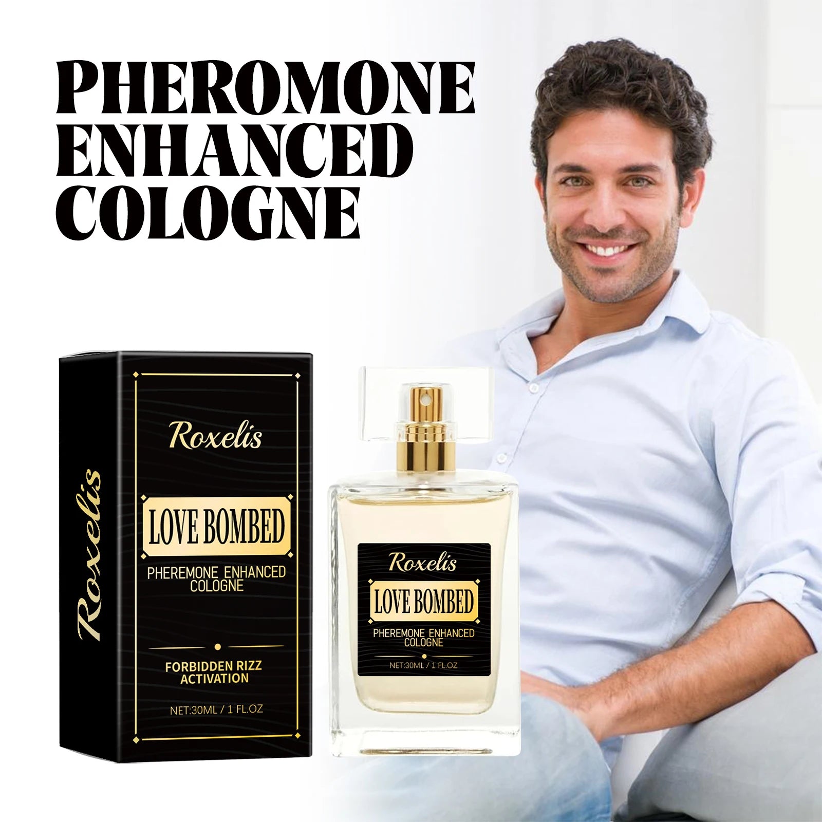 ROXELIS Pheromone Enhanced Men Cologne