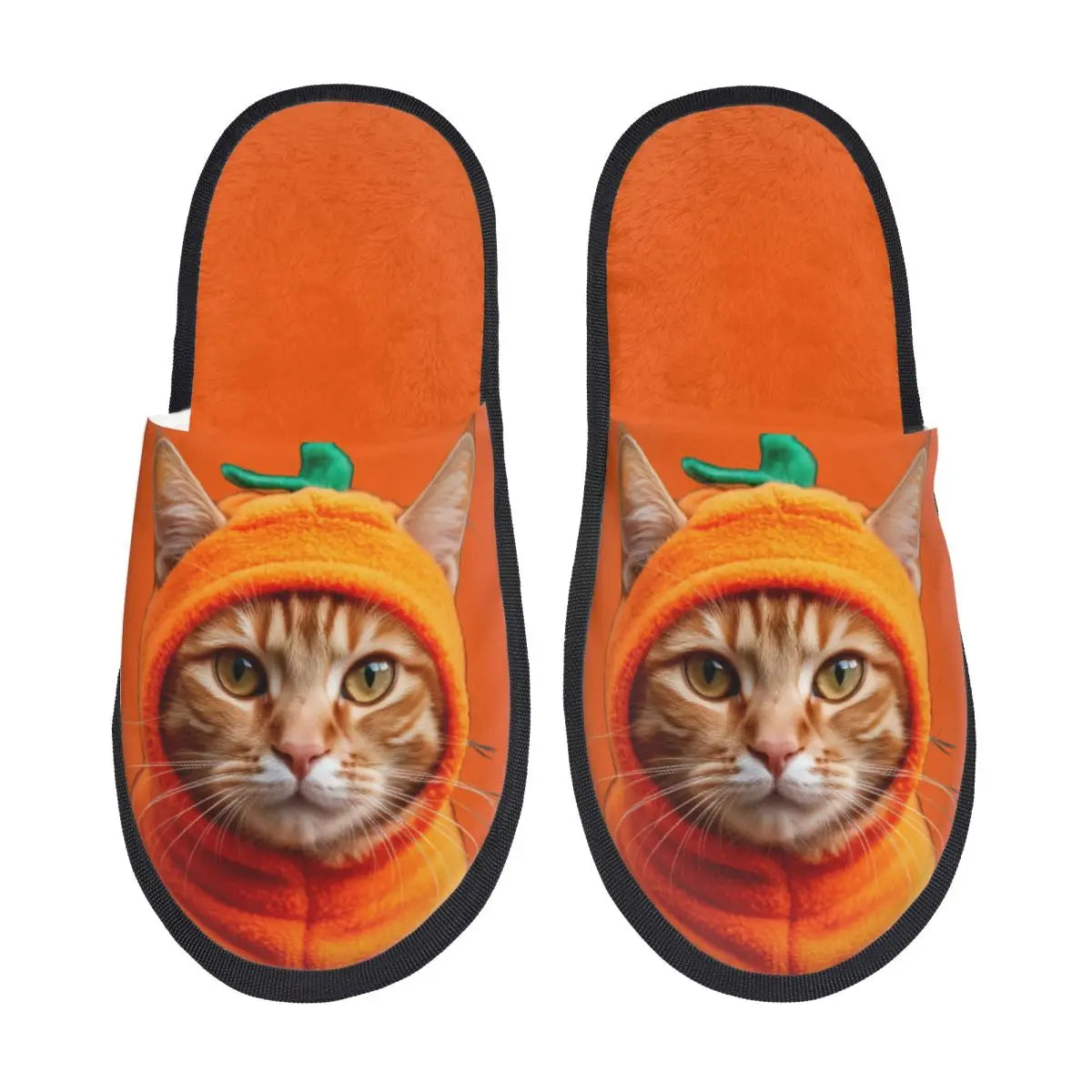 Custom Cute Cat Memory Foam Slippers