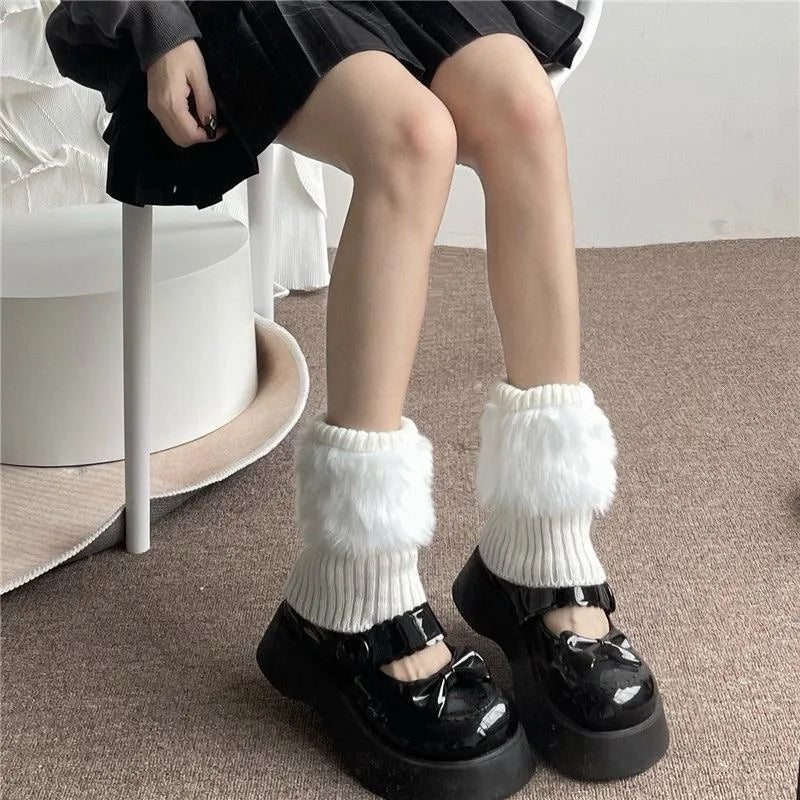 1/2 Pairs Autumn and Winter Ankle Sleeves Warm Short Boots Sock