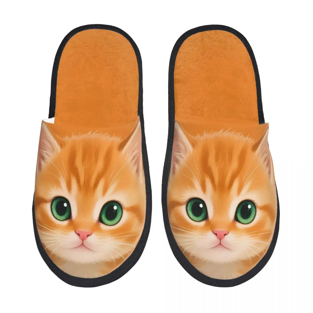 Custom Cute Cat Memory Foam Slippers