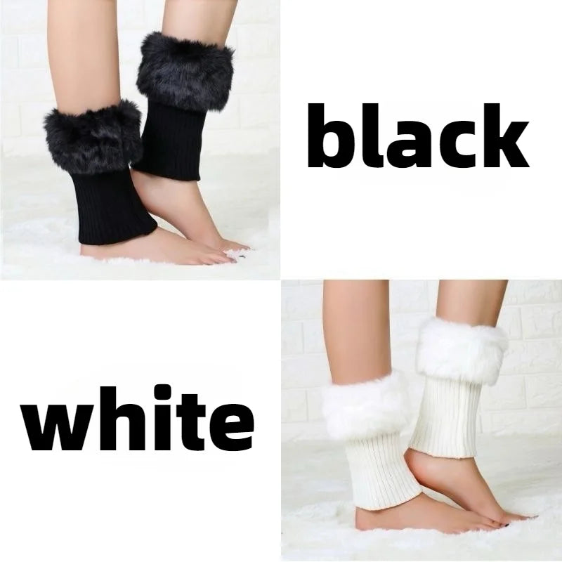 1/2 Pairs Autumn and Winter Ankle Sleeves Warm Short Boots Sock