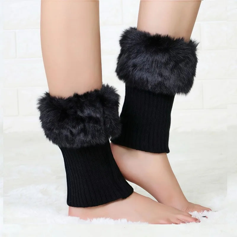 1/2 Pairs Autumn and Winter Ankle Sleeves Warm Short Boots Sock